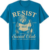 Bear Penguin Flippers Up Tees Bears Penguins Resist Social Club Only You Can Prevent T-Shirt - Sapphire Blue