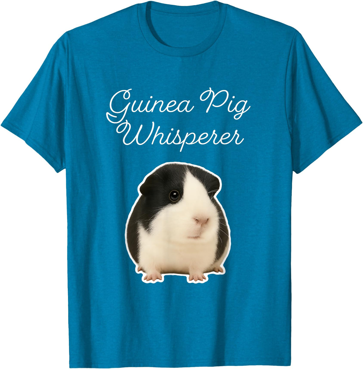 Miller Sye Guinea Pig Whisperer - American Guinea Pig T-Shirt - Sapphire Blue