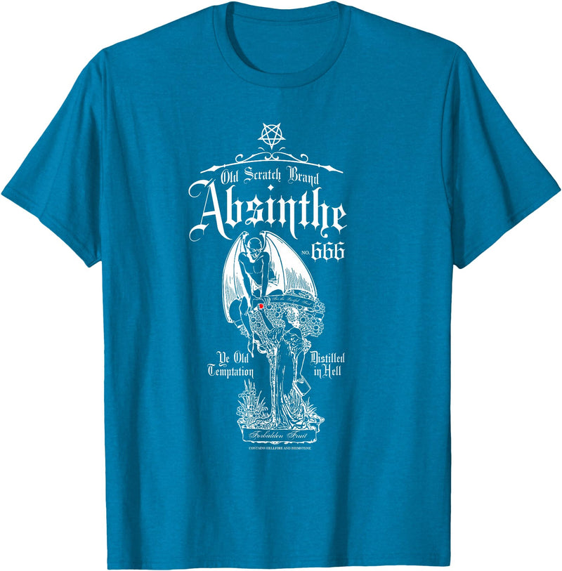 ATOMxx Apparel Old Scratch Brand Absinthe T-Shirt - Sapphire Blue
