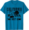 California Is Calling And I Must Go! California is Calling & I Must Go Bear Mountains Vintage T-Shirt - Sapphire Blue