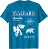 Spitsbergen Norway Scandinavia Travel Nordic Bear Svalbard - Adventure Is Out There - Norway Norwegian Flag T-Shirt - Sapphire Blue