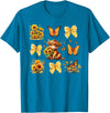Coquette Bow Scottish Highland Cow Sunflower Shirt Baby Highland Cow With Sunflower Butterflies Farm Western T-Shirt -