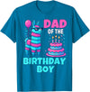 gaming gamer Birthday Llama Pinata Family Apparel dad of Birthday Boy Llama Pinata Party Family mathing Men T-Shirt - Sapphire Blue