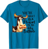 Funny Cattle Cow Farm Lovers Funny Cow You're About As Pleasant As An Itchy Butthole T-Shirt - Sapphire Blue