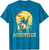 The Thrift Garage Asheville North Carolina Banjo Bear Vintage Nature T-Shirt - Sapphire Blue