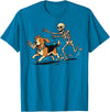 Halloween Costume Spooky Skeleton Beagle Beagle Skeleton Halloween T-Shirt - Sapphire Blue