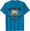 Nebraska Buffalo Funny Quote Nebraska Do Not Pet the Fluffy Cows Funny Bison Souvenir T-Shirt - Sapphire Blue
