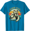 Gampa Bear Funny Father's Day shirt Mens Vintage Gampa Bear Shirt Funny Fathers Day T-Shirt - Sapphire Blue