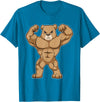 Snabdesign84 Bear Bodybuilder Bodybuilding Sports T-Shirt - Sapphire Blue