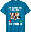 Guinea Pig Lover Apparel Furry Potato Pets My Guinea Pig Calls and I Must Go T-Shirt - Sapphire Blue