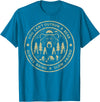 Funny Jokes And Cute Pun Designs You Can't Outrun A Bear T-Shirt - Sapphire Blue