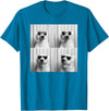 Arctic Polar Bear Face Photography Men Women Kids Cool Polar Bear With Sunglasses Funny Zoo Animal Selfie T-Shirt - Sapphire Blue