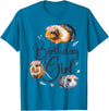 Cute Guinea Pig Lover HD0 Guinea Pig Birthday Girl T-Shirt - Sapphire Blue