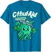 Funny Horror Apparels Cool Cthulhu Aid Funny Cthulhu R'lyeehh Cute Meme Halloween T-Shirt - Sapphire Blue