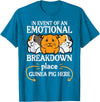 Guinea Pig Shirts For Men Women Kids Gift Emotional Breakdown Place Guinea Pig Cavy Pet Women Men Kids T-Shirt - Sapphire Blue
