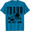 Idaho Is Calling And I Must Go! Idaho Is Calling & I Must Go Bear Mountains Vintage Gift T-Shirt - Sapphire Blue
