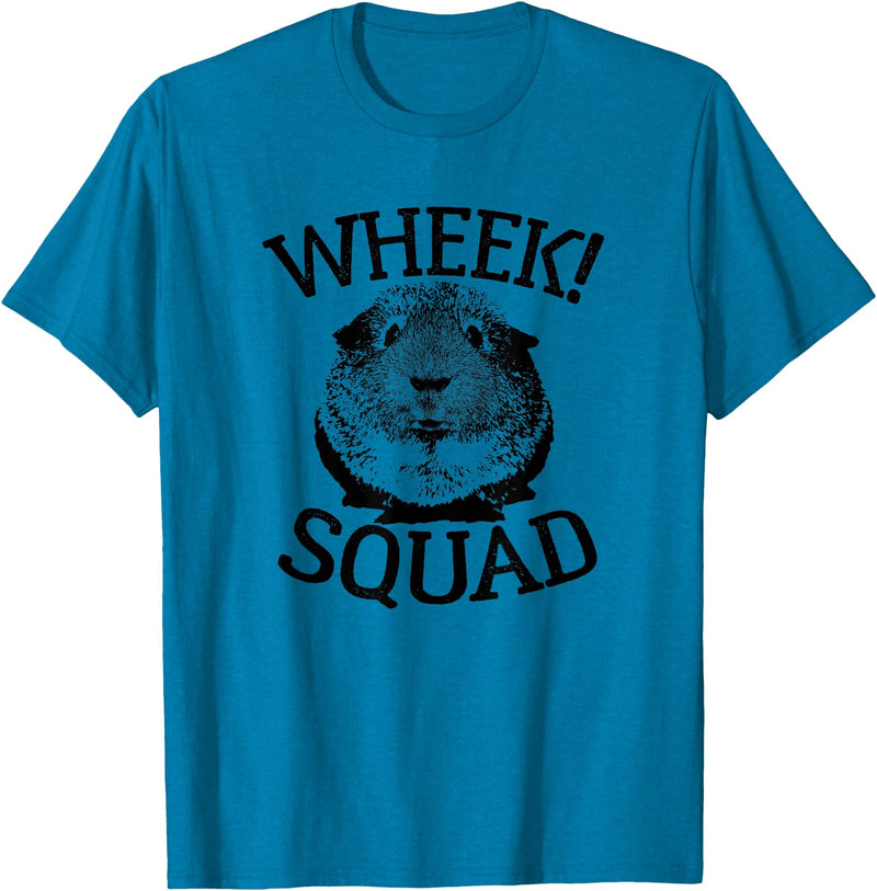 Guinea Pig Squads Guinea Pig T-shirts Wheek Squad Cute Funny Guinea Pig Shirts T-Shirt - Sapphire Blue