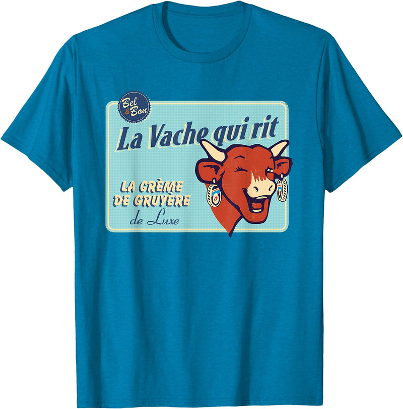 The Laughing Cow Luxury Cream Of Gruyere T-Shirt - Sapphire Blue