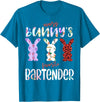 Every Bunny’s Favorite Bartender Easter Rabbit T-Shirt in Sapphire Blue