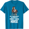 Funny Miniature Horses Gifts Miniature Horse Mini Horse Pet Tiny Horse Lover Pony T-Shirt - Sapphire Blue