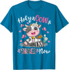 Holy Cow I'm Three 3 3rd Birthday Boy Girl Kids Holy Cow I'm Three 3 Years Old 3rd Birthday Boy Girl T-Shirt - Sapphire Blue