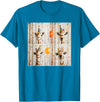 Zoo Animal Photobooth Love Giraffes Men Women Kids Happy Giraffe Face Jungle Animal Selfie Birthday Giraffe T-Shirt - Sapphire Blue