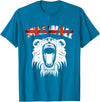 Millwall English pride Millwall Proud lion English UK flag T-Shirt - Sapphire Blue