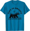 Hiking Bear Apparel Hike in Groups Bears Like to Have Options Funny Camping T-Shirt - Sapphire Blue