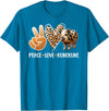 Cute Kunekune Pig Lover Kunekune Pig Boy Peace Love Kunekune Pig Lover Kunekune Pig Girl T-Shirt - Sapphire Blue