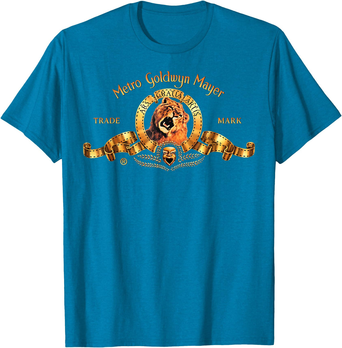 MGM Classic Lion Logo T-Shirt - Sapphire Blue