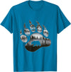 One Nature Designs Touching Ghost of the Spirit Bear Paw T Shirt T-Shirt - Sapphire Blue