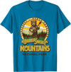 The Thrift Garage Great Smoky Mountains National Park Guitar Bear Cute Smokies T-Shirt - Sapphire Blue