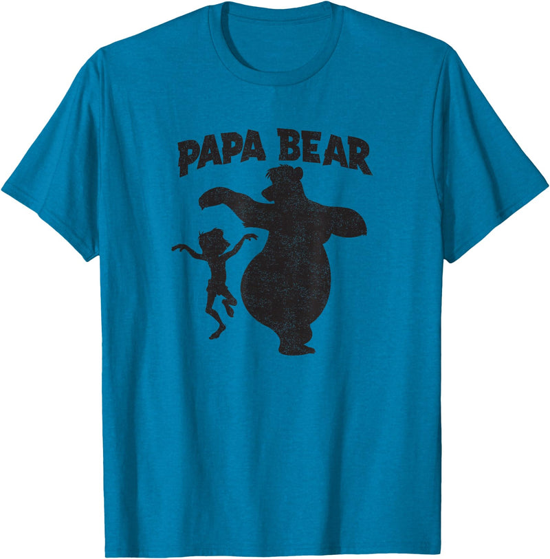 Disney Jungle Book Papa Bear Father's Day T-Shirt - Sapphire Blue
