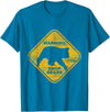 Animal Tees & Gift Idea Attention Falling Bears Animal Design Australia Gift Koala T-Shirt - Sapphire Blue
