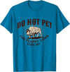 Cody Wyoming Do Not Pet the Fluffy Cows Do Not Pet the Fluffy Cows Cody WY Bison Souvenir Funny T-Shirt - Sapphire Blue