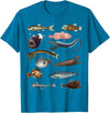 Educational Science Ideas Deep Sea Fish Ocean Biology & Marine Science Educational T-Shirt - Sapphire Blue