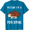 Porcupine Quill Pig Owner Apparel Porcupine Owner Quill Pig Rodent Spines Veterinarian Breeder T-Shirt - Sapphire Blue