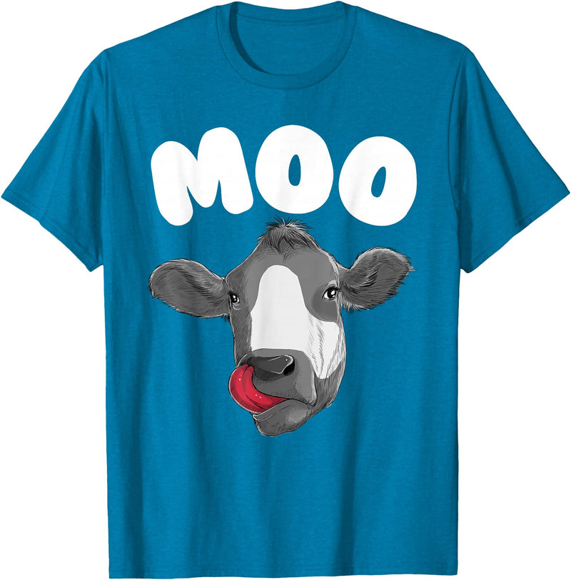 Cow Gift Cow Lover Accessories Cattle Farmer Stuff Funny Cow Design For Men Women Cow Farmer Dairy Farm Animal T-Shirt -
