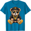 Magical and Funny Teddy Bear Gifts Cool Teddy Bear Hip Hop T-Shirt - Sapphire Blue