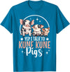 Kune Kune Pig Accessories & KuneKune Clothes Kune Kune Pig Essentials Kunekune Pig Lover Kune Kune Mom T-Shirt - Sapphire Blue