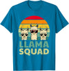 Funny Llama Gift Llama Lover Accessories & Stuff Funny Llama Design for Men Women Llama Alpaca Farm Animal T-Shirt - Sapphire Blue