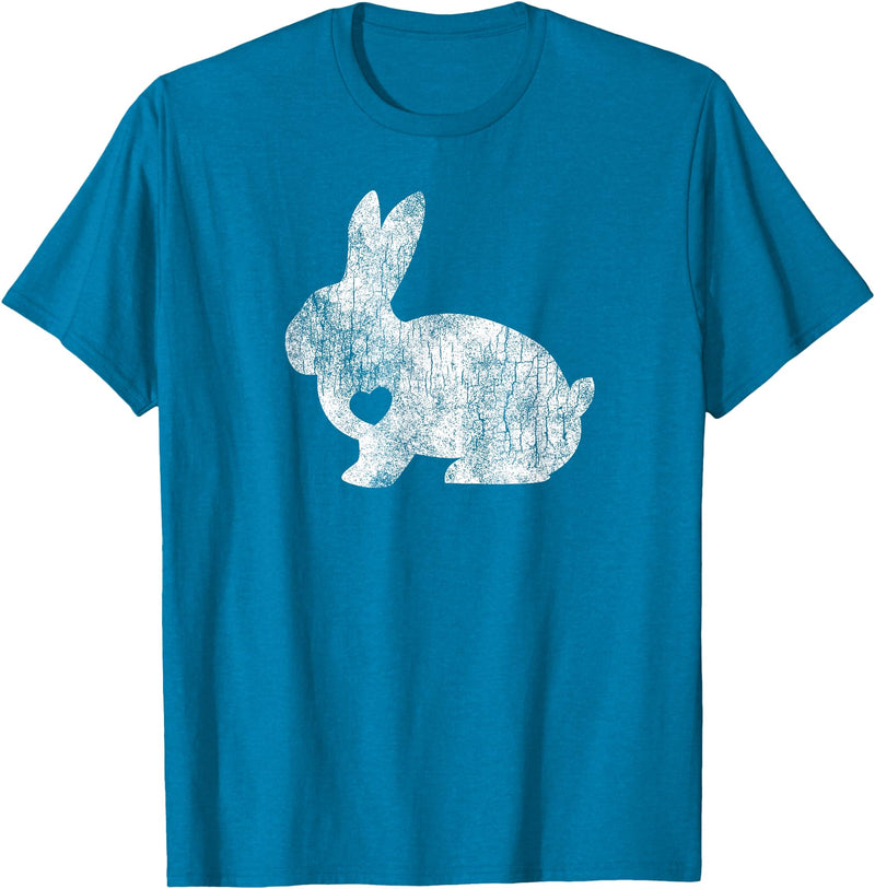 Love Bunny Rabbit Lover Animal Pet Owner Easter Gift T-Shirt in Sapphire Blue