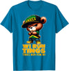 Jamaican Gifts for proud Jamaican Men, Women, Kids WI RUN TINGS Teddy Bear Jamaica Flag Shirt Jamaican Clothing T-Shirt - Sapphire Blue