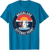 Greenland Defense Front Polar Bear tee Greenland Guard Polar Bear Spear Arctic Emblem T-Shirt - Sapphire Blue