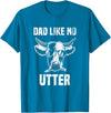 Lustige Kühe Bauernhof Papa Farming Leben Kuh Papa wie Keine Utter Funny Father's Day Animal Word Game T-Shirt - Sapphire