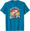 Funny Girls Piggy Mom Farm Gift T Shirts & Hoodies Mens Womens Retro Vintage Life Is Better Cute Show Pig Lover T-Shirt - Sapphire Blue