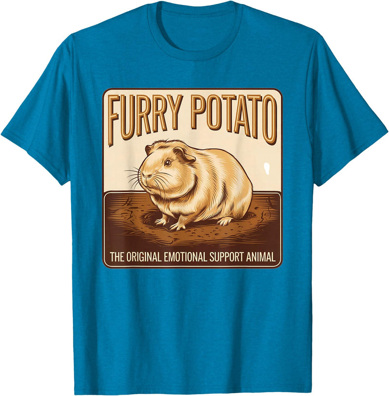 Guinea Pig Enthusiast Apparel Guinea Pig Lover – Cute Pet Enthusiast Design T-Shirt - Sapphire Blue