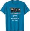 Cow Angus Tagging Things Way Before It Was Cool Black Angus T-Shirt - Sapphire Blue