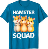 Cute Hamster Design for Men Women Kids Dwarf Hamster Lovers T-Shirt - Sapphire Blue