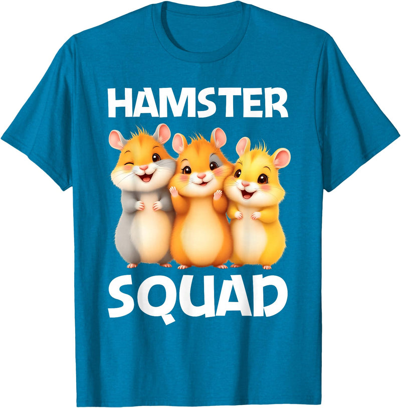 Cute Hamster Design for Men Women Kids Dwarf Hamster Lovers T-Shirt - Sapphire Blue